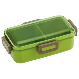 Dome Shape Lid 4 Lock Bento lunch box Moss Green 530ml