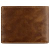 Klondike 1896 Mountain Arthur Landscape Buffalo Leather RFID Wallet, Cognac,