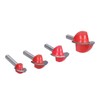 4Pcs Bowl Router Bit Ball Bearing Dish Carving CNC Milling