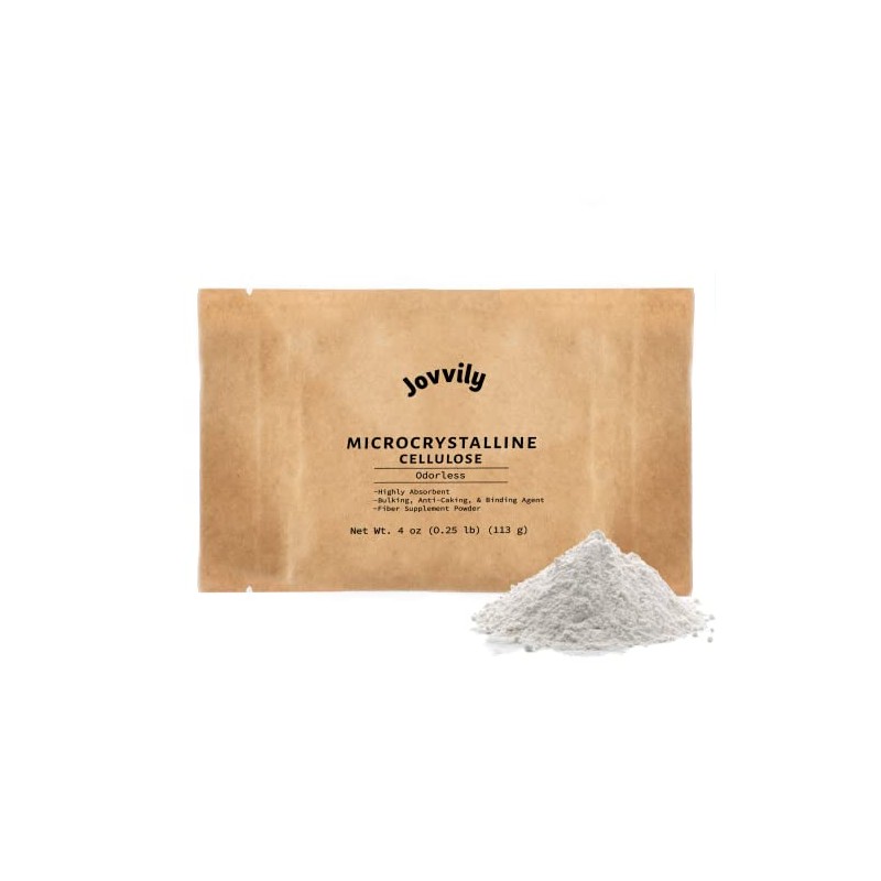 Jovvily Microcrystalline Cellulose Powder - 4 oz - Fiber Supplement