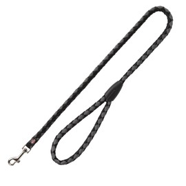 TRIXIE dog lead Cavo leash L–XL, 39.37 inches, ø 0.71 inches in black/graphite - short lead for good control - for large to very large dogs - 144220