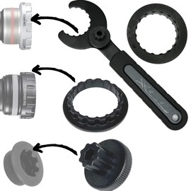 Fantic26 Bicycle MTB Road Cartridges Bottom Bracket Mounting Tool 4-in-1 with Adapter Suitable for Hollowtech Shimano BB800 BBR60 BB9000 GPX