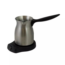 Golden Star Middle Eastern Electric Cordless Coffee Maker 6-Cup Stainless Steel Cool Handle
