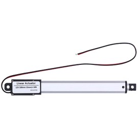 Fafeicy Linear Actuator - DC 12V 100mm Internal Limit Switch Low Noise Electric Mini Linear Actuator for Industrial Agriculture(Stroke 100mm-15mm/s-50N)