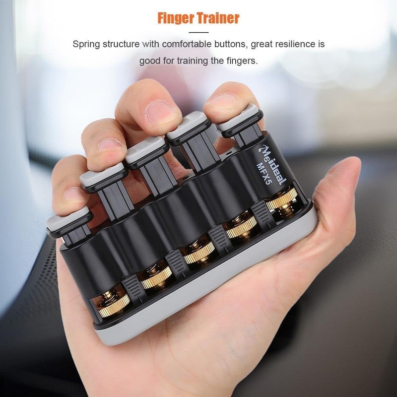 Finger Exerciser, Variable Grip Trainer for Piano and Guitar, Hand