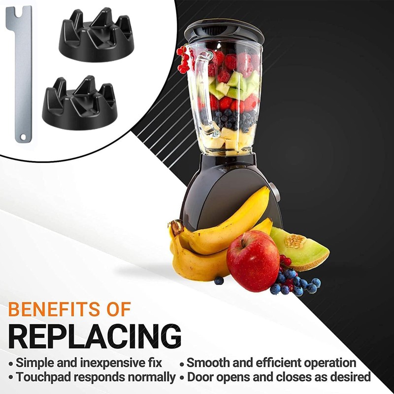 3 Rubber Mixer Coupling Spindle Tool Replacement Part