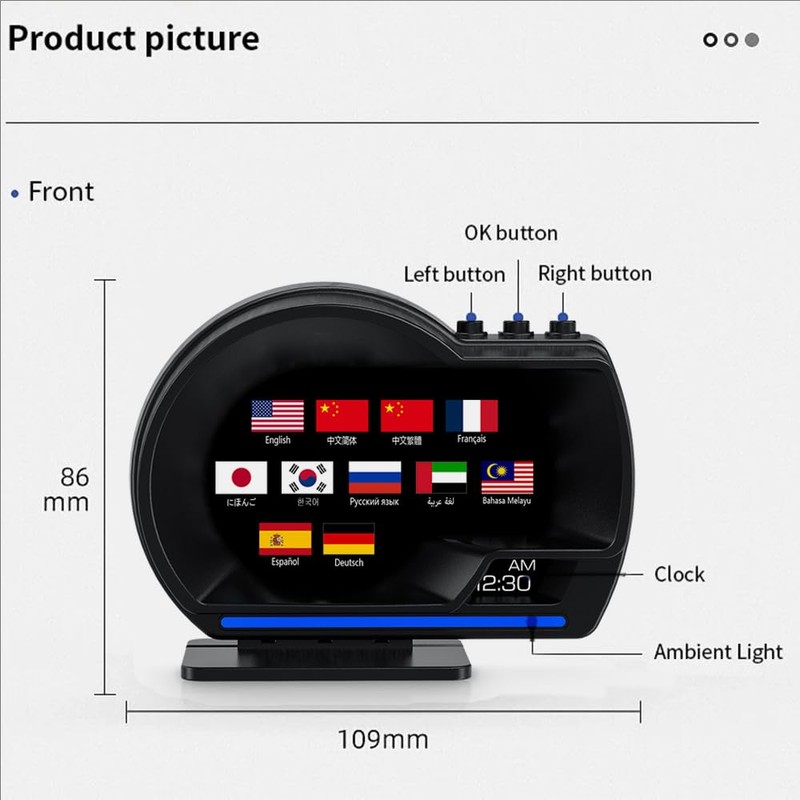 Car Head Up Display, Cars Heads Up Display, Horizontal Vehicle