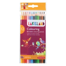 Lakeland Colouring Pencils, Set of 12, School or Home Use, 33356