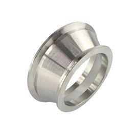 Elifecenter 3" to 3.5" Exhaust Flange Adapter,Turbo Exhaust V-band Adaptor Flange CNC(3"ID to 3-1/2"ID)