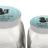 Mr. & Mrs. Panda Personalisiertes Bonbonglas Stinktier Blume XL 2000ml