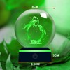 ALEENFOON 3D Dolphin Figure Crystal Ball with LED Colourful Night