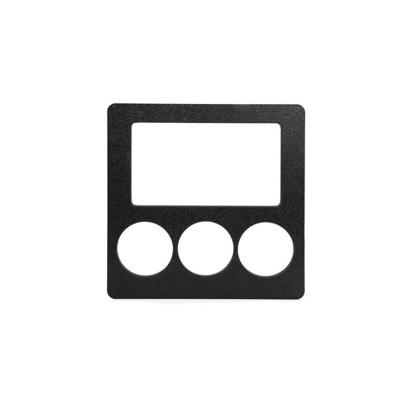 Junomabix 87-89 Black Radio Relocation Double Din Trim Bezel Panel