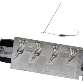 Do It Mold Bullet Spinner Jig Size 1/8, 1/4, 3/8, 1/2 oz Do it Mold (1214) SJ-4B-A Cavities 4 Total