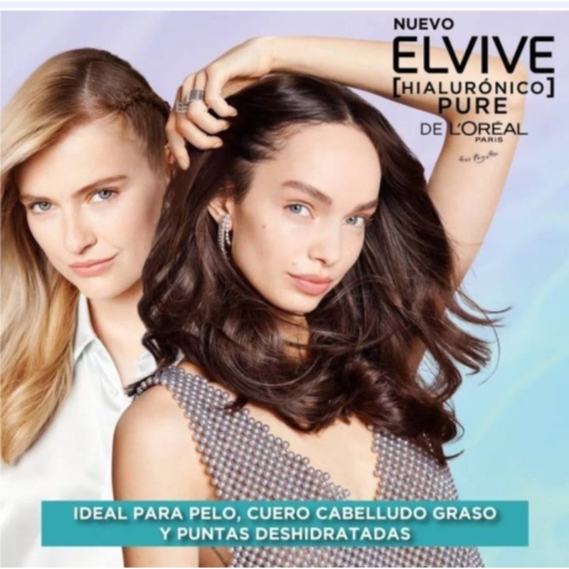 Elvive Kit Elvive Hialurónico Pure Shampoo Y Acondicionador 370ml