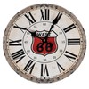 MDF Wall Clock Route 66 Diameter 28 cm
