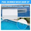 LOUISIOS Replacement Weir Gate for Hayward SPX1082K Skimmers - White,