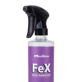 Maxshine FEX Iron Remover & Wheel Cleaner (16oz) - Ultimate Iron & Surface Contaminate Eliminator -Rust Remover Spray for Car Detailing - Removes Iron Particles in Car Paint, Motorcycle, RV & Boat