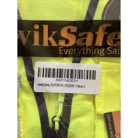 KwikSafety Kwik Safety Everything Superior Yellow Size Small Vest Road Hunting Fishing Etc