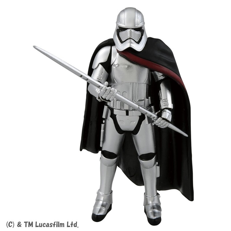 メタコレ スター・ウォーズ #18 キャプテン・ファズマ (最後のジェダイ) 高さ約78mm ダイキャスト製 塗装済み 可動フィギュア