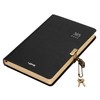 A5 Kraft Hardcover Executive Notebooks Diary with Lock and Key