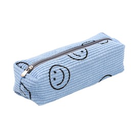 Preppy Pencil Case - Corduroy Pencil Case, Cute Pencil Case Aesthetic, Special Pencil Case, Aesthetic Pencil Case, Pencil Case Special, Smile Pencil Pen Case Office College School Pouch Holder Box