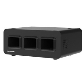 KwikBoost EdgePower 3-Bay Battery Charging Station – Charges and Stores Three EdgePower Batteries – Batteries Not Included - Use with KwikBoost EdgePower Charging Solution for Classrooms and Offices