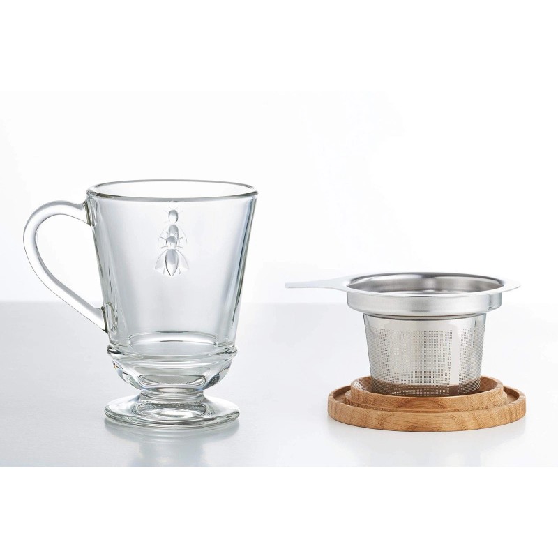 La Rochere Napoleon Bee Tea Cup with Infuser and Lid
