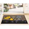 Salonloewe Doormat "Dogs are Welcome" -washable