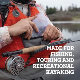 Astral, Sturgeon Life Jacket PFD for Kayak Fishing, Recreation and Touring, Storm Navy, S/M