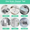Drain Clog Remover Tool – 30”Anti-break Steel Sink Snake Hair