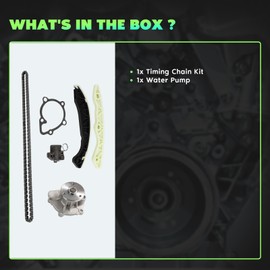 SCITOO TK167 AW6038 Engine Timing Chain Kit Sets Replaces for Chrysler 200 Sebring for Dodge Avenger Caliber Journey for Jeep Compass Patriot 1.8L 2.0L 2.4L 2007-2020