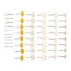 50Pcs Wool Felt Mandrel Mounted Grinding Polishing Wheel Buffing Wheel