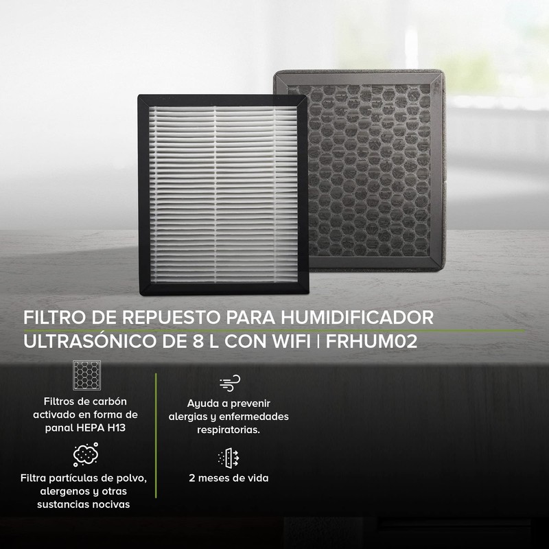 AVERA Filtros de reemplazo para humidificador ultrasónico de 8 litros