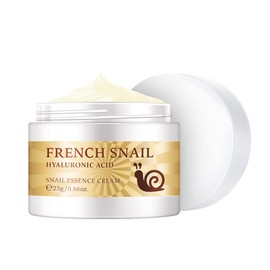 Updated Package! 1 PC Snail Extract Secretion Hyaluronic Acid Moisture Facial Cream Miracle Intensive Repair Cream, 50g