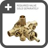 Moen T8360CBN Commercial M-Dura Three-Function Transfer Valve Control Trim, Classic