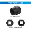 YWHWXB 11pcs Impact Bolt & Nut Remover Set with Solid