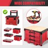 BPOPO 2 Pack Tables Fits for Milwaukee Packout Rolling Tool