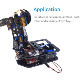 SunFounder Digital Micro Servo, Metal Gear, Weight: 0.3 oz (9 g), Approx. 180°, SF180M Semi-Metal Servo Motor, Suitable for RC Helicopters, Airplanes, Boats, Robots (2 Pieces)