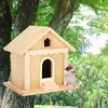 Tomotato Wooden Bird House, Outdoor Garden Decorative Garden Patio Nests