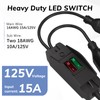 Muelnmey 2-Way 3 Prong Extension Cord with Switch ON/Off, Heavy
