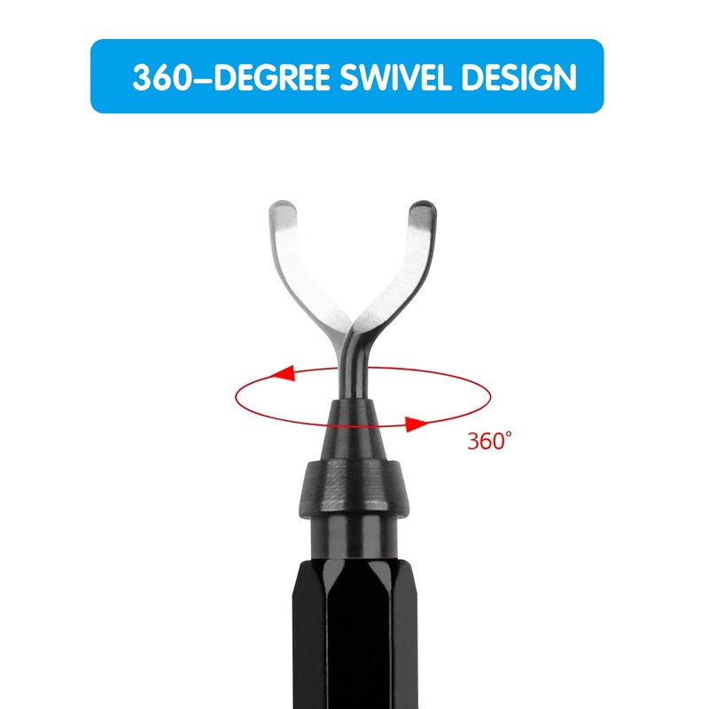 QIMEI-SHOP Deburring Tool Hand Deburring Tool with 10 Blades 360°