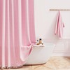 BTTN Extra Long Shower Curtain, 96 Inch Long Boho Farmhouse