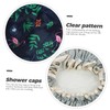 TOVINANNA Multi-use Bath Hat Set 3pcs Waterproof Shower Caps for