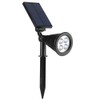 Solar Spotlight Waterproof 4LED Lawn Lights Landscape Lighting for Outdoor
