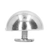 100 Set Round Head Stud 15mm Plated Alloy High Hardness