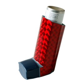 Artisticky Funky Holographic DEFRACTO RED Sticker for Asthma Inhaler (not included)