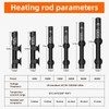 AQUASMITH Aquarium Heater,50w/100w/150w/200w/300w/500w Submersible Fish Tank Heater,External LED Controller, with