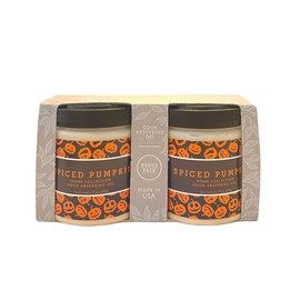 Punati Home Collection Odor Absorbing Gel - Air Freshener Absorbs and Eliminates Odors in Bathrooms, Cars, Boats, RVs - Made with Essential Oils - Spiced Pumpkin (Pack of 2)