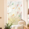 Coavas Window Privacy Film Stained Glass Window Film: Non-Adhesive Static