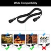 CAMANTU 2Pin Extension Cable 10FT, IP68 Waterproof Extension Lead 16AWG